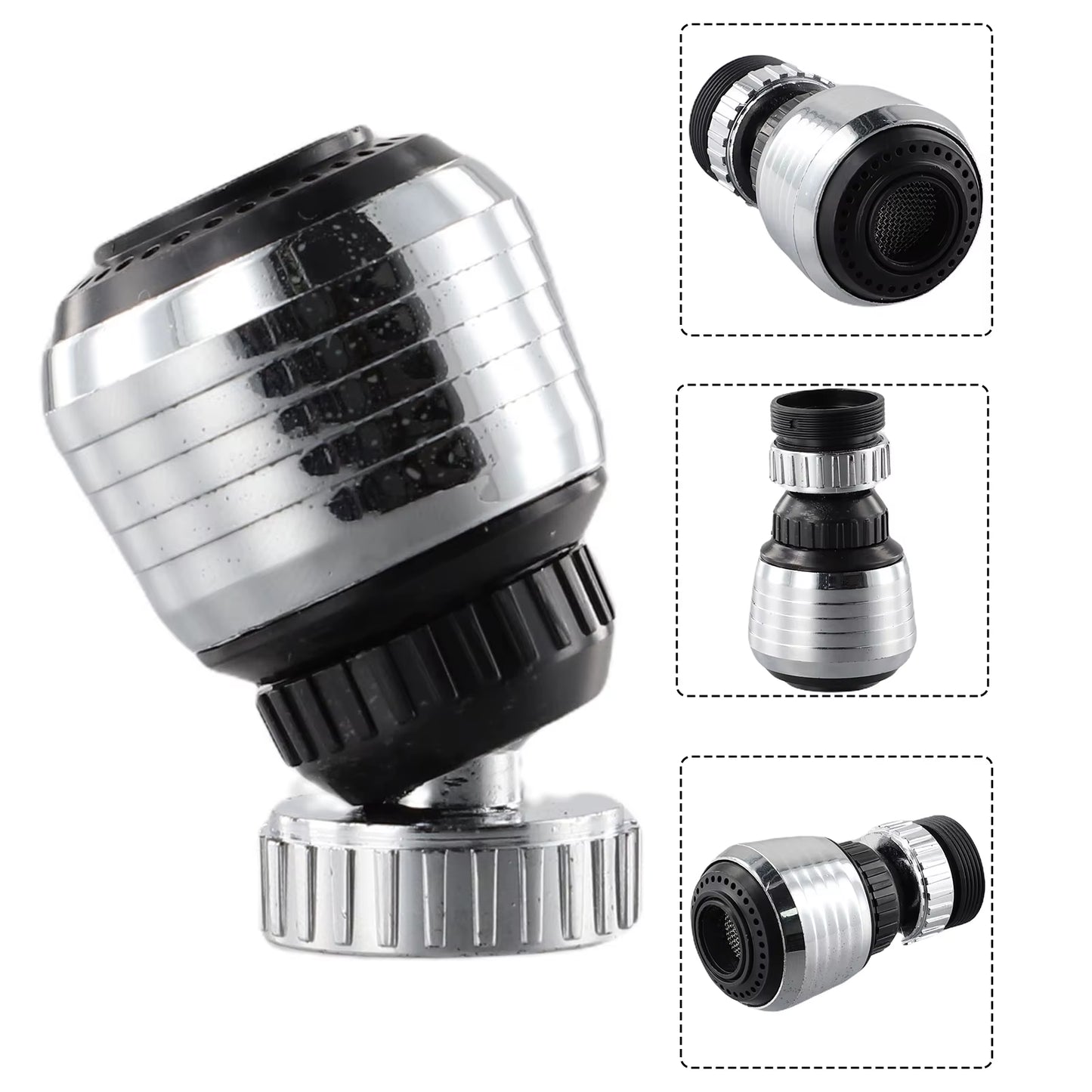 1Pcs Faucet Nozzle 360 Degree Rotation Filter Extension Tube Shower Water Saving Tap Head Nozzle Universal Kitchen Accessories
