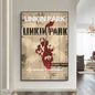 Band L-Linkin Cool P-Park Self-Adhesive Art Poster Waterproof Paper Sticker Coffee House Bar Posters Wall Stickers