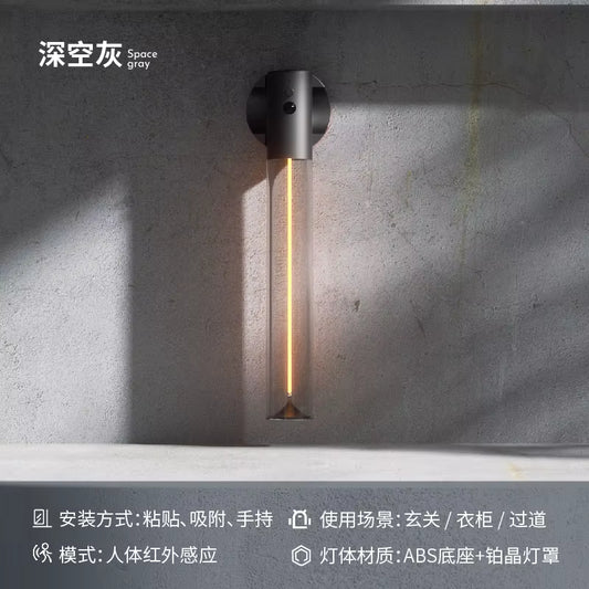 Wireless Sensor Light, Wiring-Free Body Sensor, Closet Cabinet Night Light, Ambient Light, People Come to Light