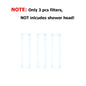 New 13CM Large Panel 3 Modes Shower Head High Pressure Water Massage Shower Head with Filter Element Bathroom Accessories