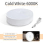 Motion Sensor LED Night Light Rechargeable Lamp Human Intelligent Sensor Light Bedroom USB Circular Cabinet Induction Light