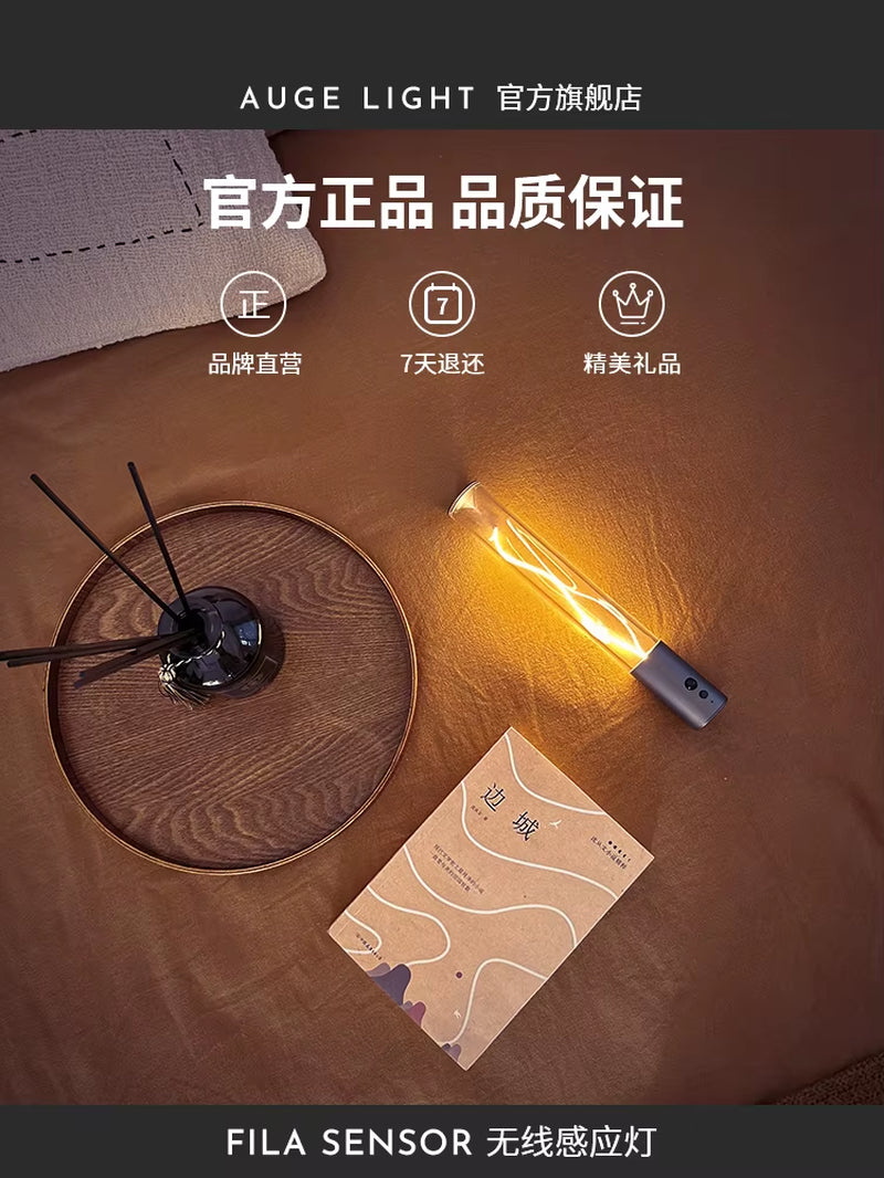 Wireless Sensor Light, Wiring-Free Body Sensor, Closet Cabinet Night Light, Ambient Light, People Come to Light