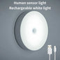 LED Smart Human Body Sensor Night Lights Emergency Automatic Lighting USB Charging Wireless Magentic Suction LED Cabinet Lights